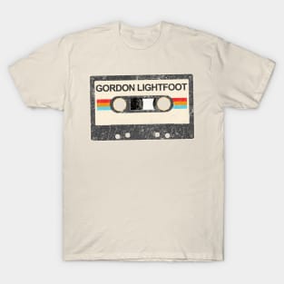 kurniamarga vintage cassette tape Gordon Lightfoot T-Shirt